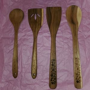 Pioneer woman wooden cooking utensils